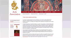 Desktop Screenshot of achiassociation.org